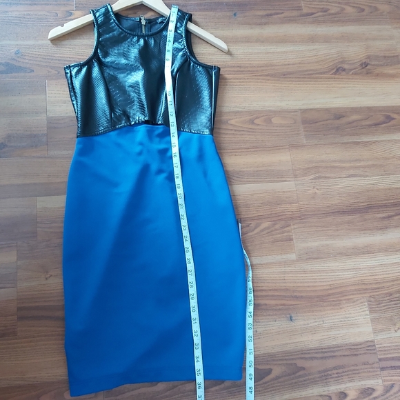 River Island Blue Black  Bodycon Dress - Picture 11 of 11
